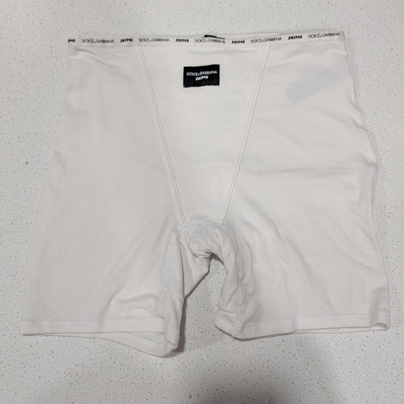 Dolce & Gabbana Skims Classic White Boxer Briefs - Picture 1 of 4